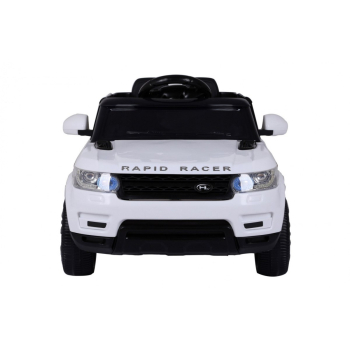 Autko Start Run na akumulator Biały + Pilot + Funkcje bezpieczeństwa + MP3 LED